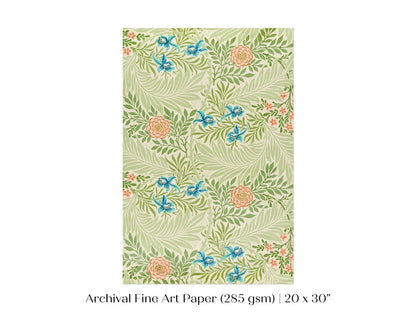 Larkspur | William Morris | P261 - Single Art Prints - Piccolo Fiore Prints