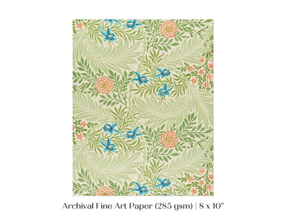 Larkspur | William Morris | P261 - Single Art Prints - Piccolo Fiore Prints