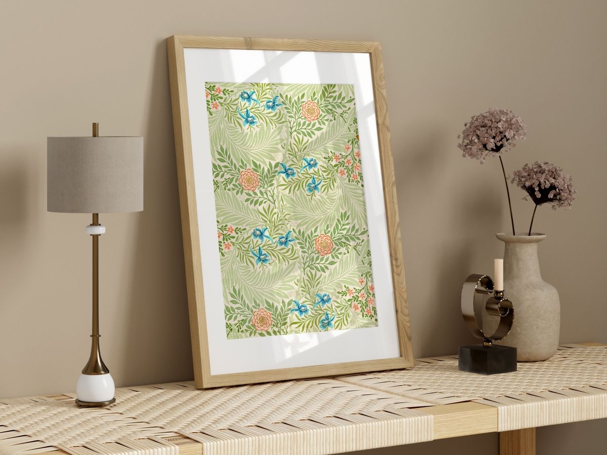 Larkspur | William Morris | P261 - Single Art Prints - Piccolo Fiore Prints