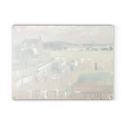 Laundry Day | Glass Chopping Board - Glass Chopping Board - Piccolo Fiore Prints