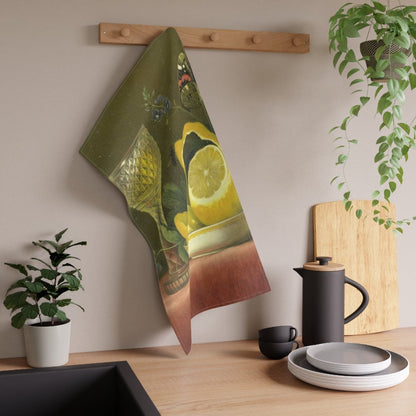 Lemon and Butterfly | Tea Towel - Tea Towel - Piccolo Fiore Prints