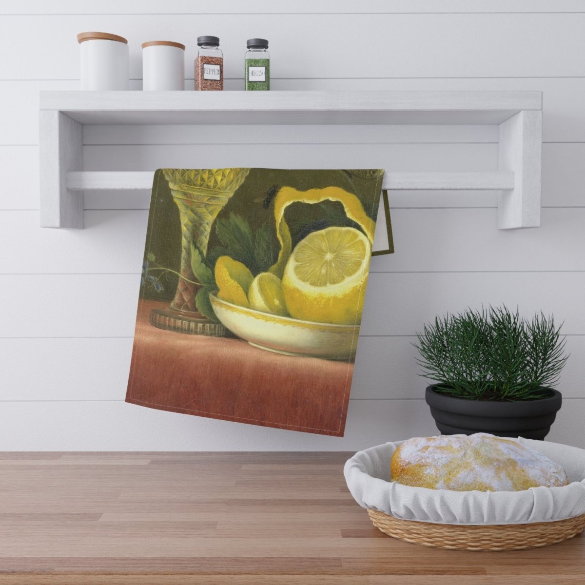 Lemon and Butterfly | Tea Towel - Tea Towel - Piccolo Fiore Prints