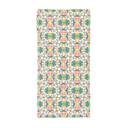Lime Leaves Floral Bow | Beach Towel - Beach Towel - Piccolo Fiore Prints