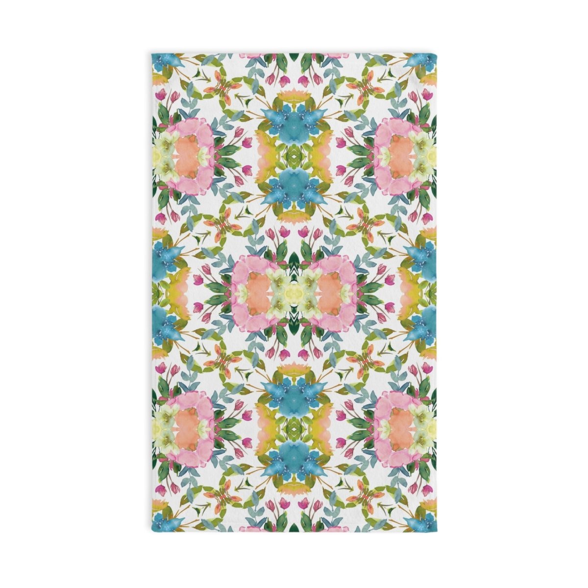 Lime Leaves Floral Bow | Hand Towel - Hand Towel - Piccolo Fiore Prints