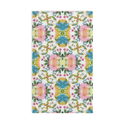 Lime Leaves Floral Bow | Hand Towel - Hand Towel - Piccolo Fiore Prints
