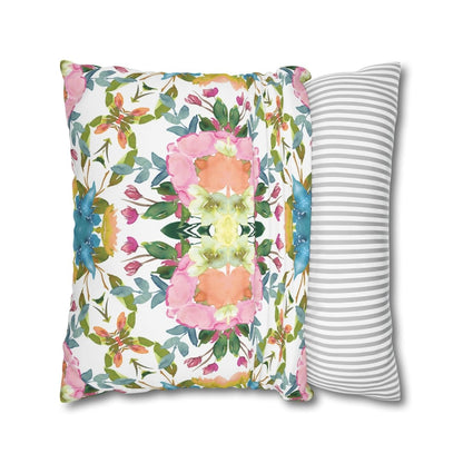 Lime Leaves Floral Bow | Throw Pillow - Throw Pillow - Piccolo Fiore Prints