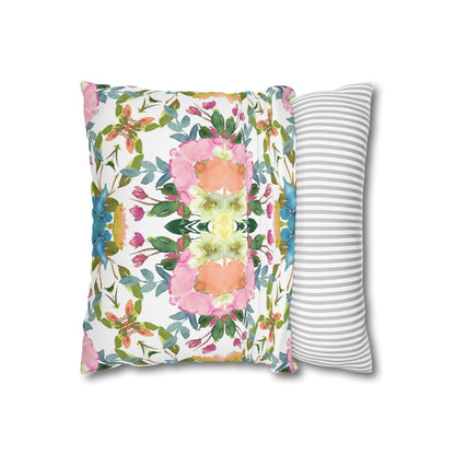 Lime Leaves Floral Bow | Throw Pillow - Throw Pillow - Piccolo Fiore Prints