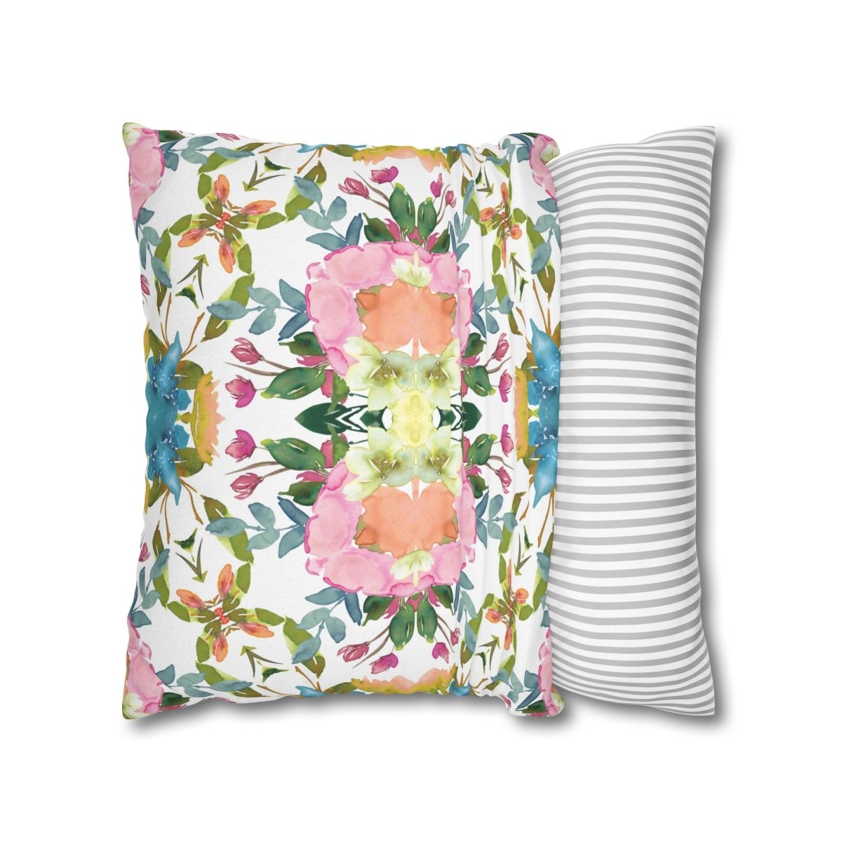 Lime Leaves Floral Bow | Throw Pillow - Throw Pillow - Piccolo Fiore Prints