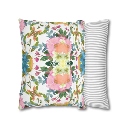 Lime Leaves Floral Bow | Throw Pillow - Throw Pillow - Piccolo Fiore Prints