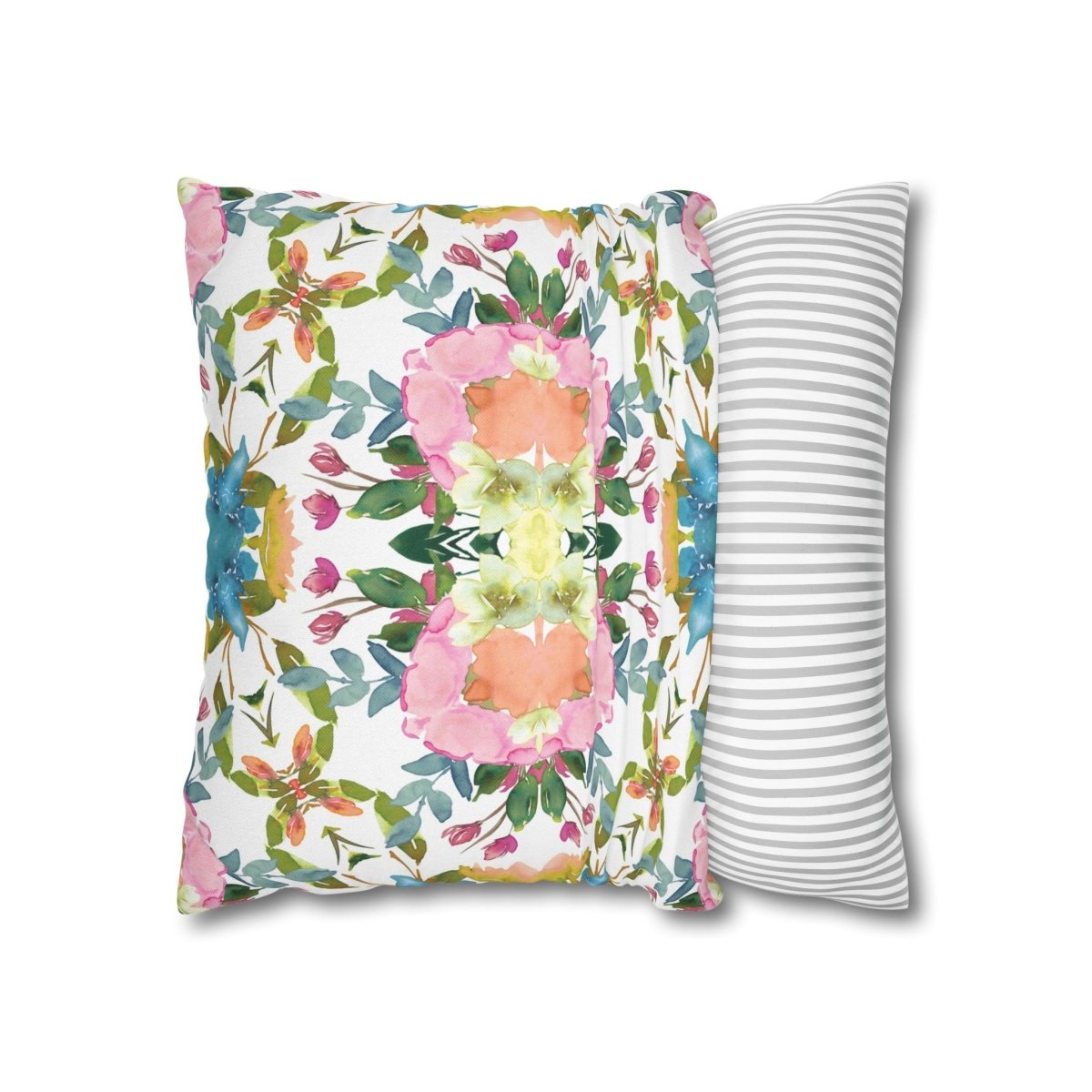 Lime Leaves Floral Bow | Throw Pillow - Throw Pillow - Piccolo Fiore Prints