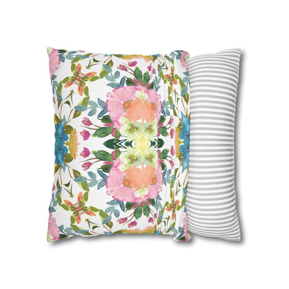 Lime Leaves Floral Bow | Throw Pillow - Throw Pillow - Piccolo Fiore Prints