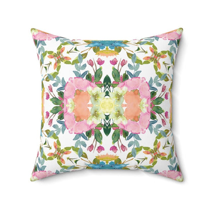 Lime Leaves Floral Bow | Throw Pillow - Throw Pillow - Piccolo Fiore Prints
