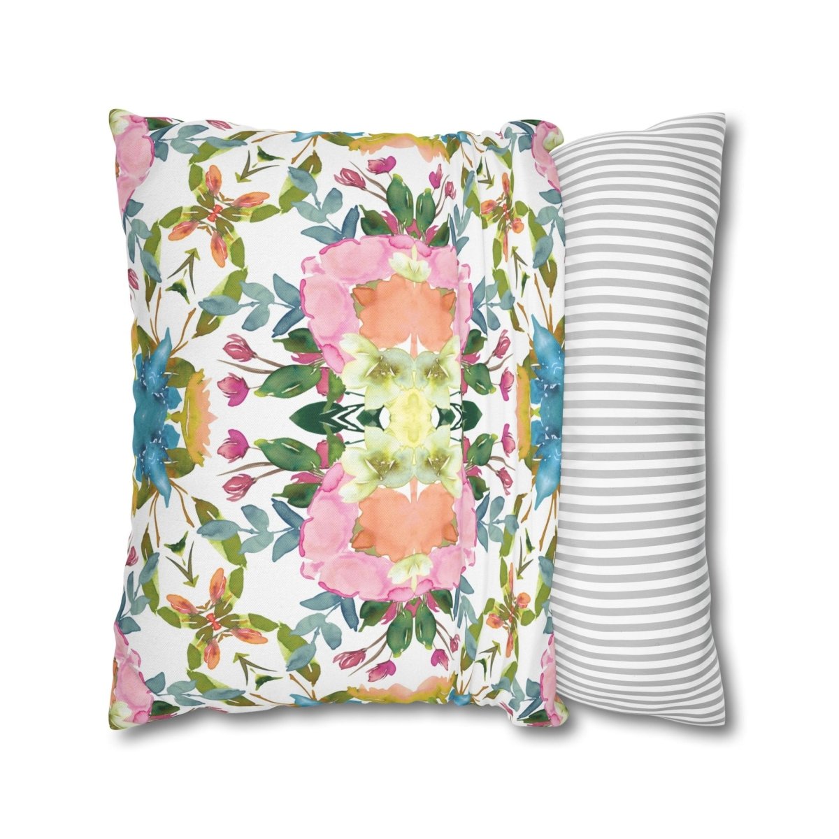 Lime Leaves Floral Bow | Throw Pillow - Throw Pillow - Piccolo Fiore Prints