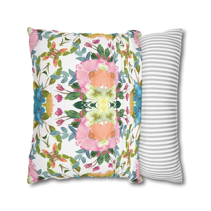Lime Leaves Floral Bow | Throw Pillow - Throw Pillow - Piccolo Fiore Prints