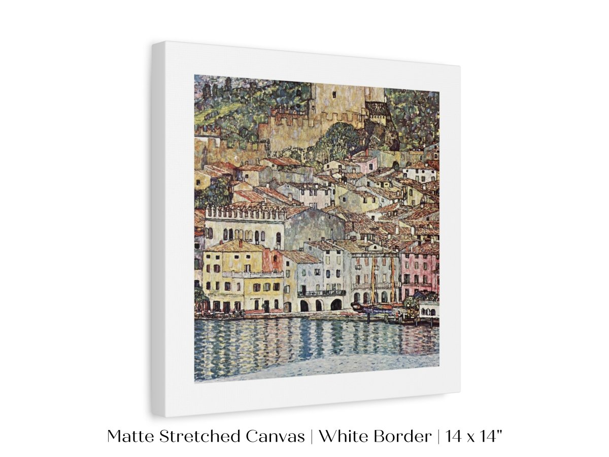 Malcesine am Gardasee | P167 - Single Square Art Prints - Piccolo Fiore Prints