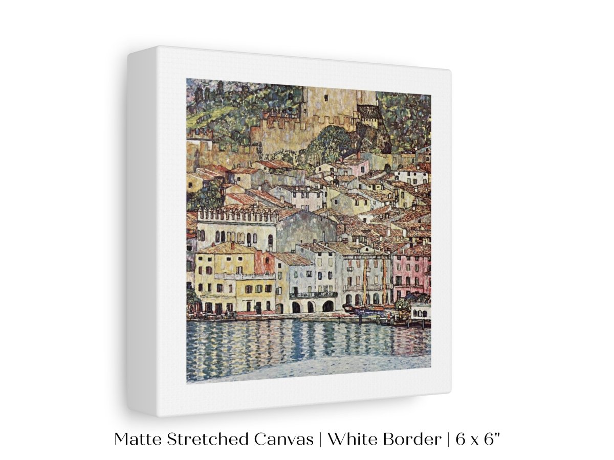 Malcesine am Gardasee | P167 - Single Square Art Prints - Piccolo Fiore Prints