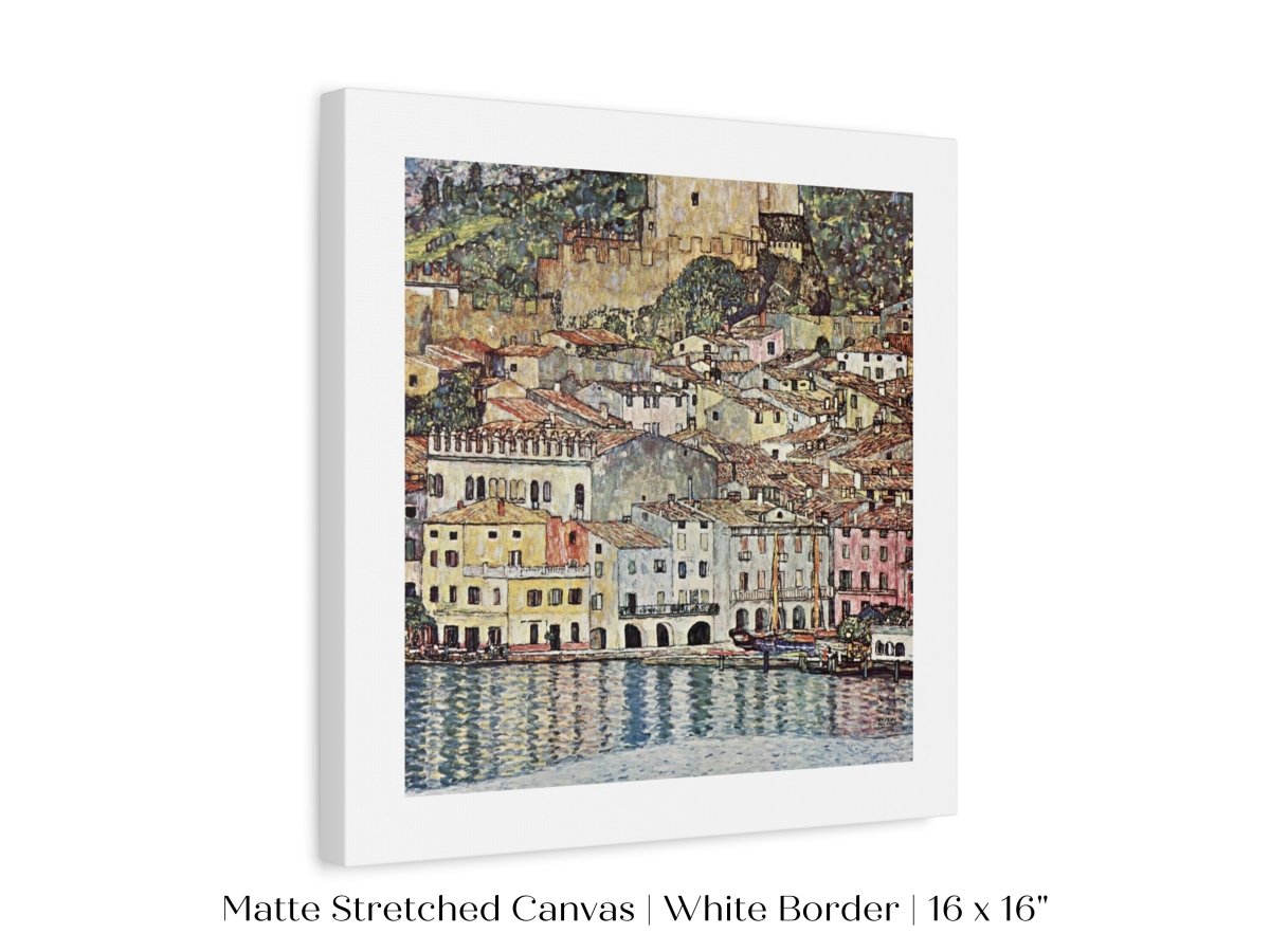 Malcesine am Gardasee | P167 - Single Square Art Prints - Piccolo Fiore Prints