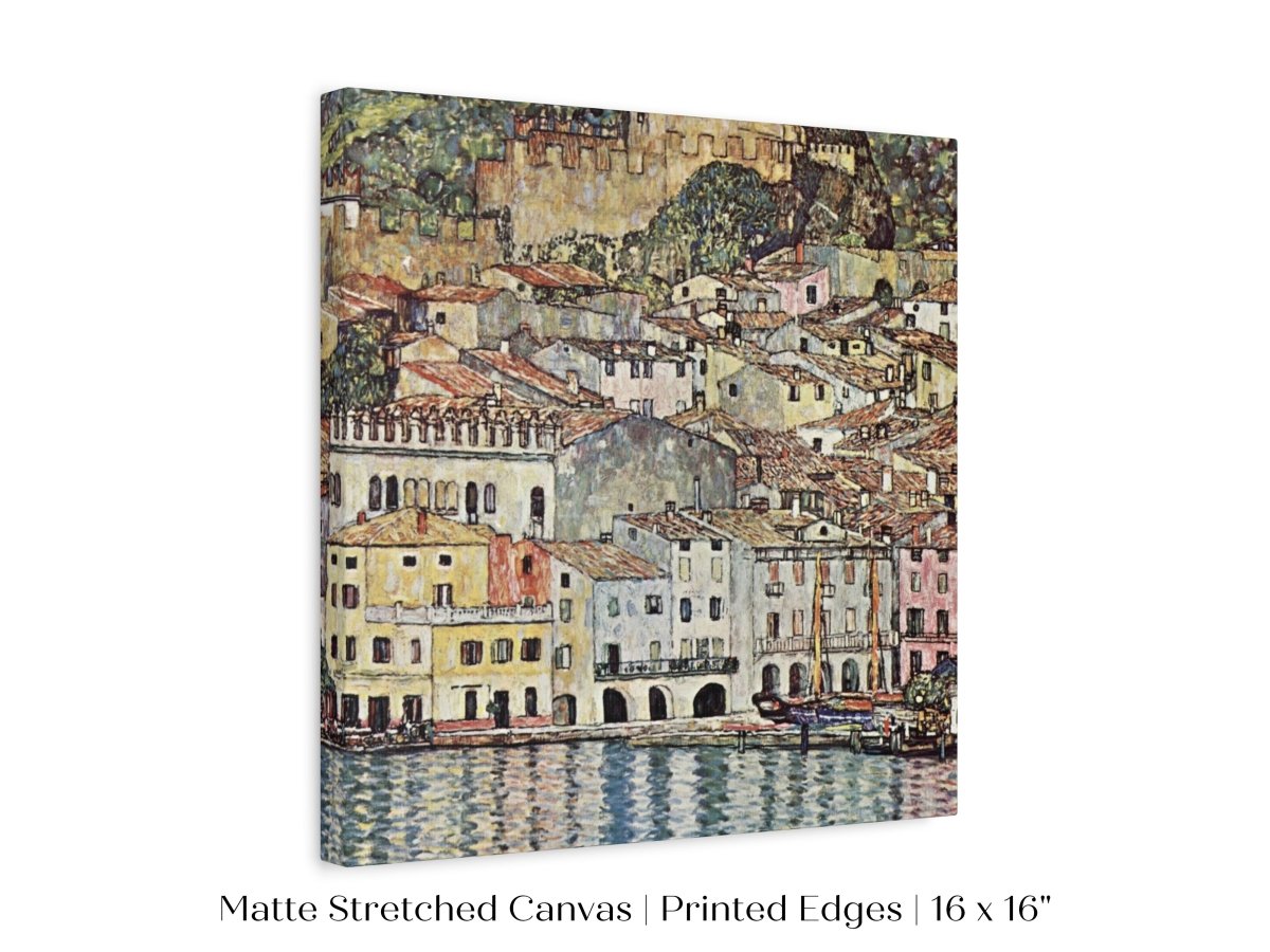 Malcesine am Gardasee | P167 - Single Square Art Prints - Piccolo Fiore Prints