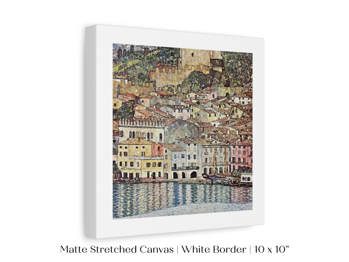 Malcesine am Gardasee | P167 - Single Square Art Prints - Piccolo Fiore Prints
