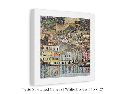 Malcesine am Gardasee | P167 - Single Square Art Prints - Piccolo Fiore Prints
