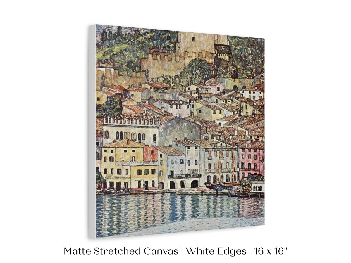 Malcesine am Gardasee | P167 - Single Square Art Prints - Piccolo Fiore Prints