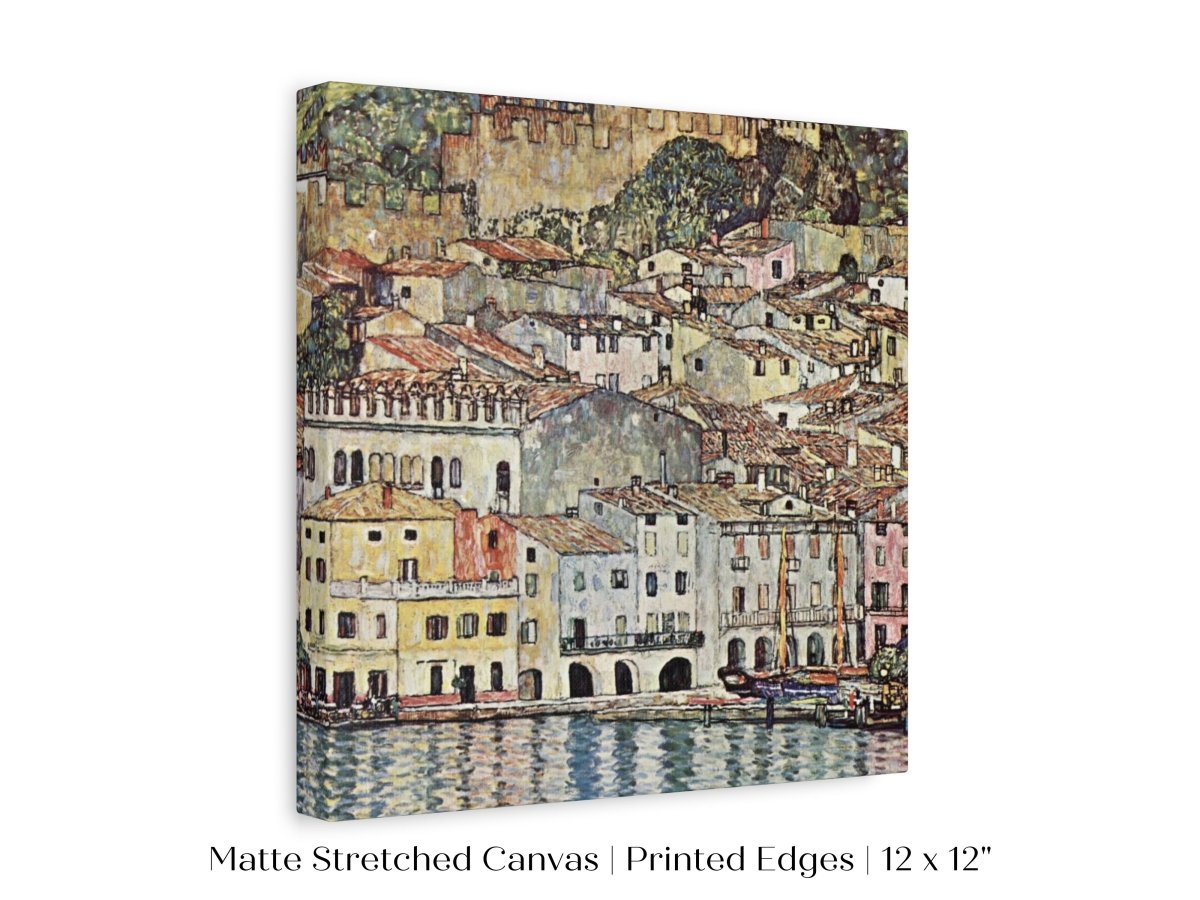 Malcesine am Gardasee | P167 - Single Square Art Prints - Piccolo Fiore Prints