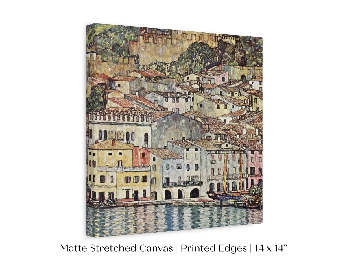 Malcesine am Gardasee | P167 - Single Square Art Prints - Piccolo Fiore Prints