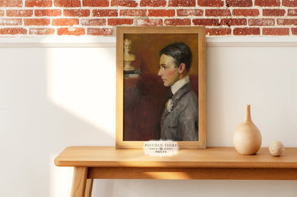 Man in a Grey Suit | P237 - Single Art Prints - Piccolo Fiore Prints