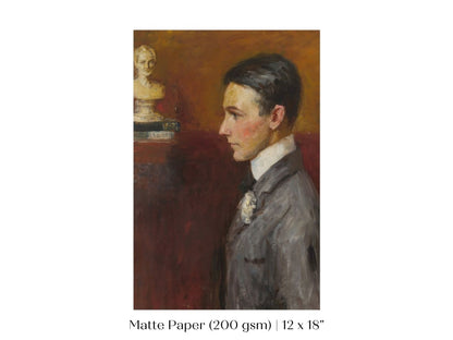 Man in a Grey Suit | P237 - Single Art Prints - Piccolo Fiore Prints