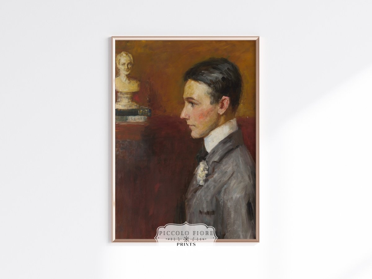 Man in a Grey Suit | P237 - Single Art Prints - Piccolo Fiore Prints