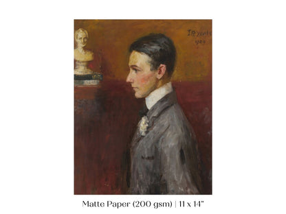 Man in a Grey Suit | P237 - Single Art Prints - Piccolo Fiore Prints