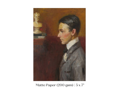 Man in a Grey Suit | P237 - Single Art Prints - Piccolo Fiore Prints