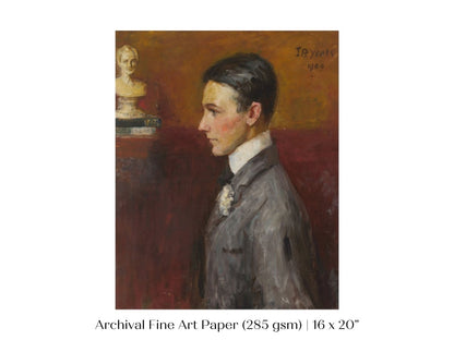 Man in a Grey Suit | P237 - Single Art Prints - Piccolo Fiore Prints