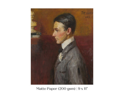 Man in a Grey Suit | P237 - Single Art Prints - Piccolo Fiore Prints