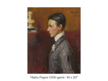Man in a Grey Suit | P237 - Single Art Prints - Piccolo Fiore Prints