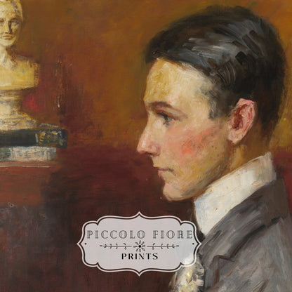 Man in a Grey Suit | P237 - Single Art Prints - Piccolo Fiore Prints