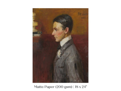 Man in a Grey Suit | P237 - Single Art Prints - Piccolo Fiore Prints