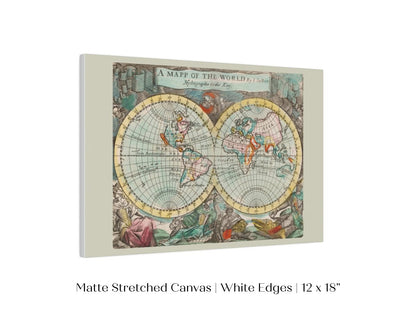 Map of the World | P360 - Single Art Prints - Piccolo Fiore Prints