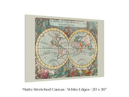 Map of the World | P360 - Single Art Prints - Piccolo Fiore Prints