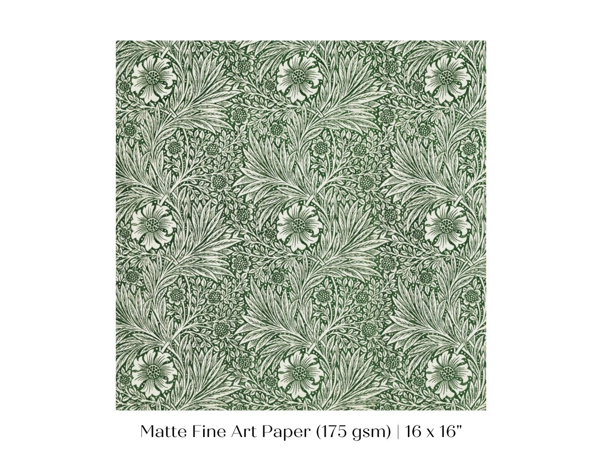 Marigold | William Morris | P348 - Single Square Art Prints - Piccolo Fiore Prints