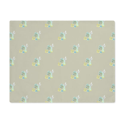 Meadow Bouquet in Beige | Placemat - Cotton Twill Placemat - Piccolo Fiore Prints