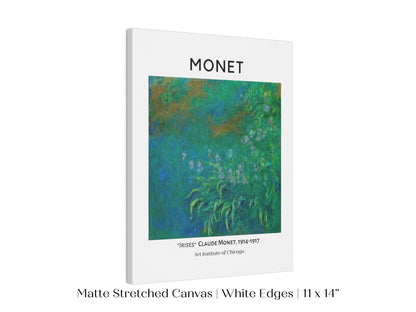 Monet Irises Exhibition Poster | P1 - Single Art Prints - Piccolo Fiore Prints
