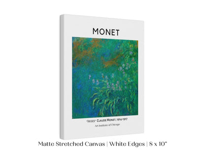 Monet Irises Exhibition Poster | P1 - Single Art Prints - Piccolo Fiore Prints