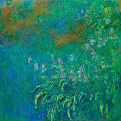 Monet Irises Exhibition Poster | P1 - Single Art Prints - Piccolo Fiore Prints