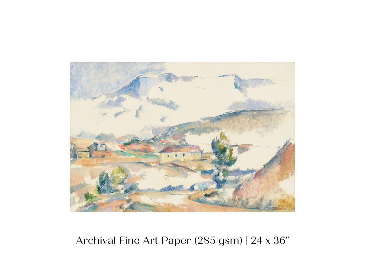 Montagne Sainte - Victoire | P94 - Single Art Prints - Piccolo Fiore Prints