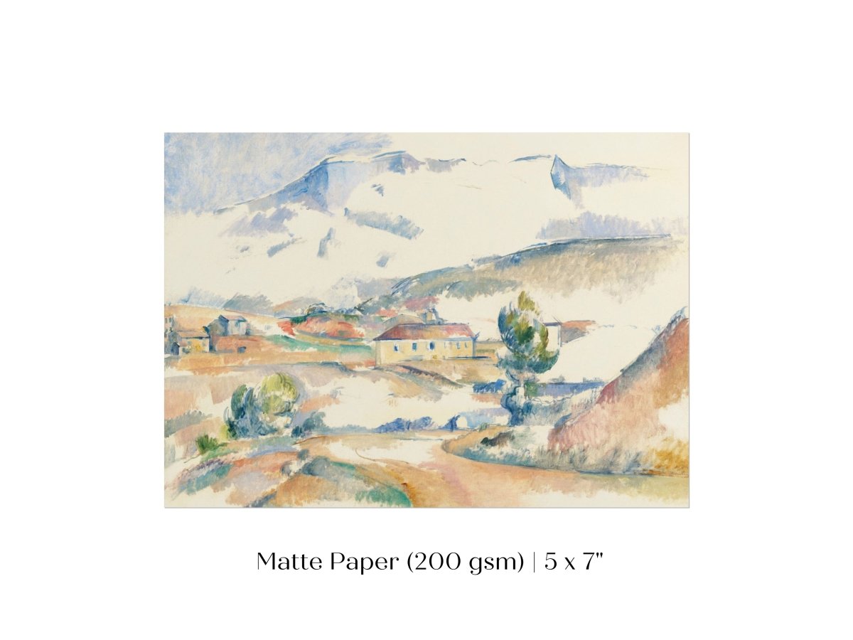 Montagne Sainte - Victoire | P94 - Single Art Prints - Piccolo Fiore Prints