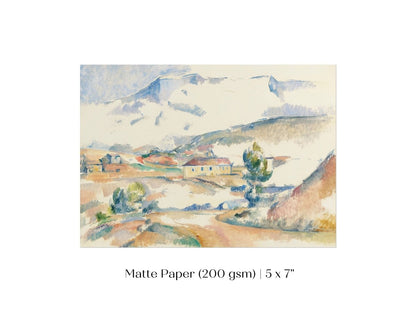 Montagne Sainte - Victoire | P94 - Single Art Prints - Piccolo Fiore Prints
