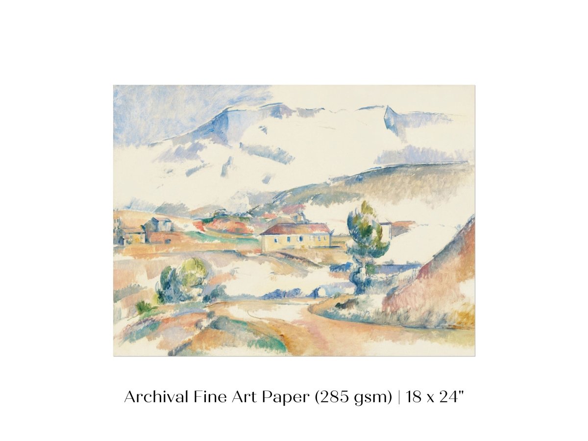 Montagne Sainte - Victoire | P94 - Single Art Prints - Piccolo Fiore Prints