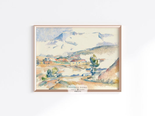 Montagne Sainte - Victoire | P94 - Single Art Prints - Piccolo Fiore Prints