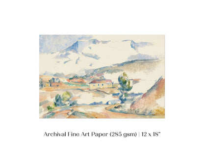 Montagne Sainte - Victoire | P94 - Single Art Prints - Piccolo Fiore Prints